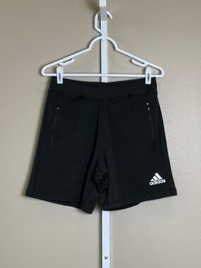 adidas Aeroknit Zippered Pocket Running Athletic Gym Shorts
